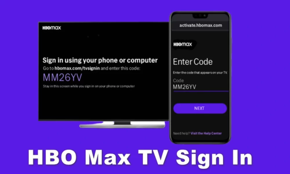 HBO Max TV Sign-In Code